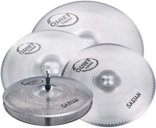 Sabian QTPC504 Quiet Tone 5-Pack Practice Cymbal Set