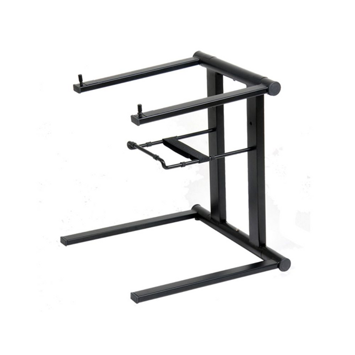 ProX T-LPS600BLK Foldable Portable Laptop Stand with Adjustable Shelf - Black
