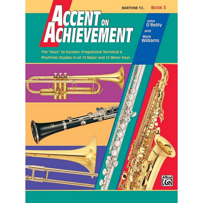 Alfred Accent On Achievement Baritone T.C. Book 3