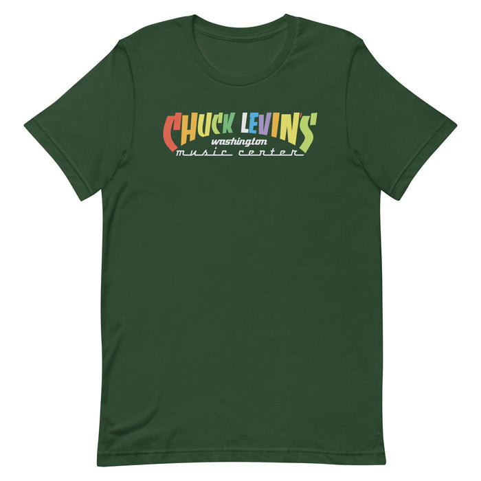 Chuck Levin's Bright Color Logo Unisex T-shirt